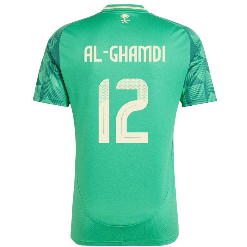Danxen Kvinnor Saudi-Arabien Rayan Al-Ghamdi #12 Grön Hemmatröja Matchtröjor 24-26 Tröjor T-Tröja