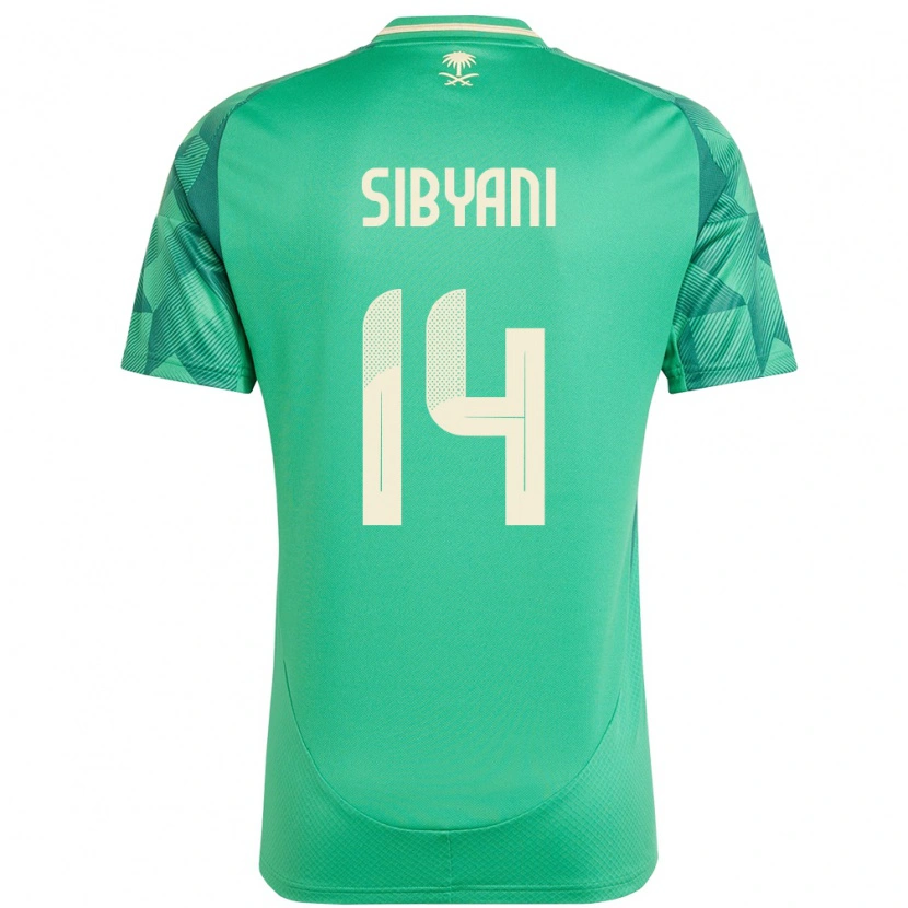 Danxen Kvinnor Saudi-Arabien Meshal Sibyani #14 Grön Hemmatröja Matchtröjor 24-26 Tröjor T-Tröja