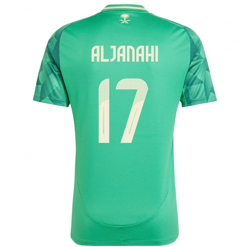 Danxen Kvinnor Saudi-Arabien Nawaf Aljanahi #17 Grön Hemmatröja Matchtröjor 24-26 Tröjor T-Tröja