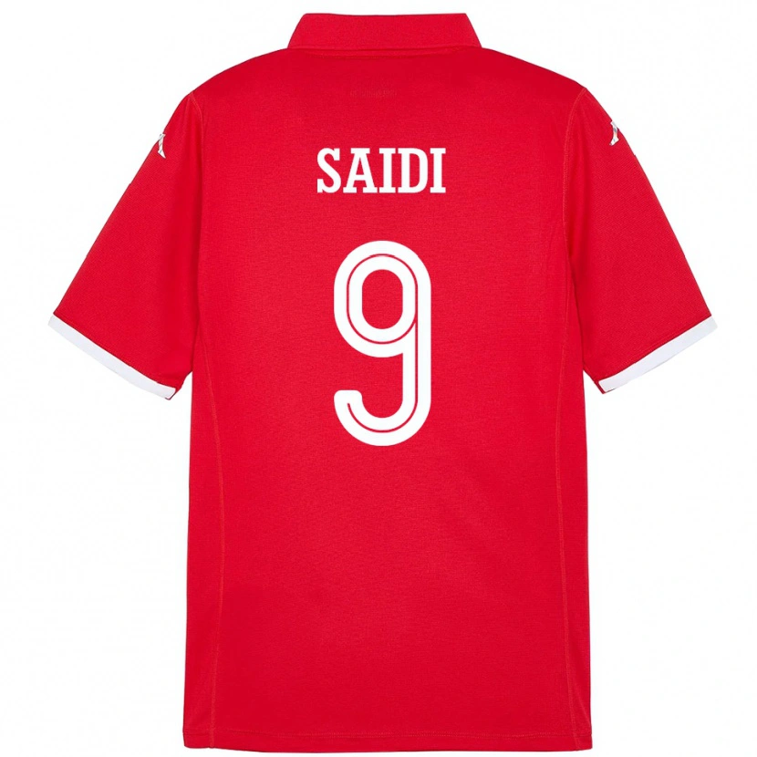 Danxen Kvinnor Tunisien Anisse Saidi #9 Röd Hemmatröja Matchtröjor 24-26 Tröjor T-Tröja