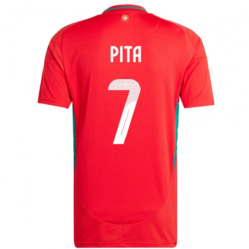 Danxen Kvinnor Wales Shea Pita #7 Röd Hemmatröja Matchtröjor 24-26 Tröjor T-Tröja
