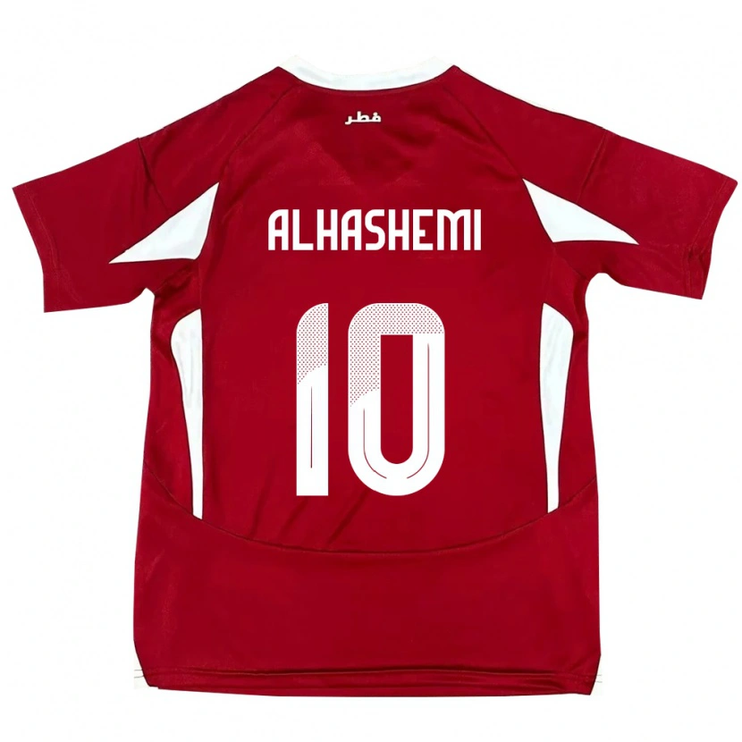 Danxen Kvinnor Qatar Suaad Alhashemi #10 Röd Hemmatröja Matchtröjor 24-26 Tröjor T-Tröja