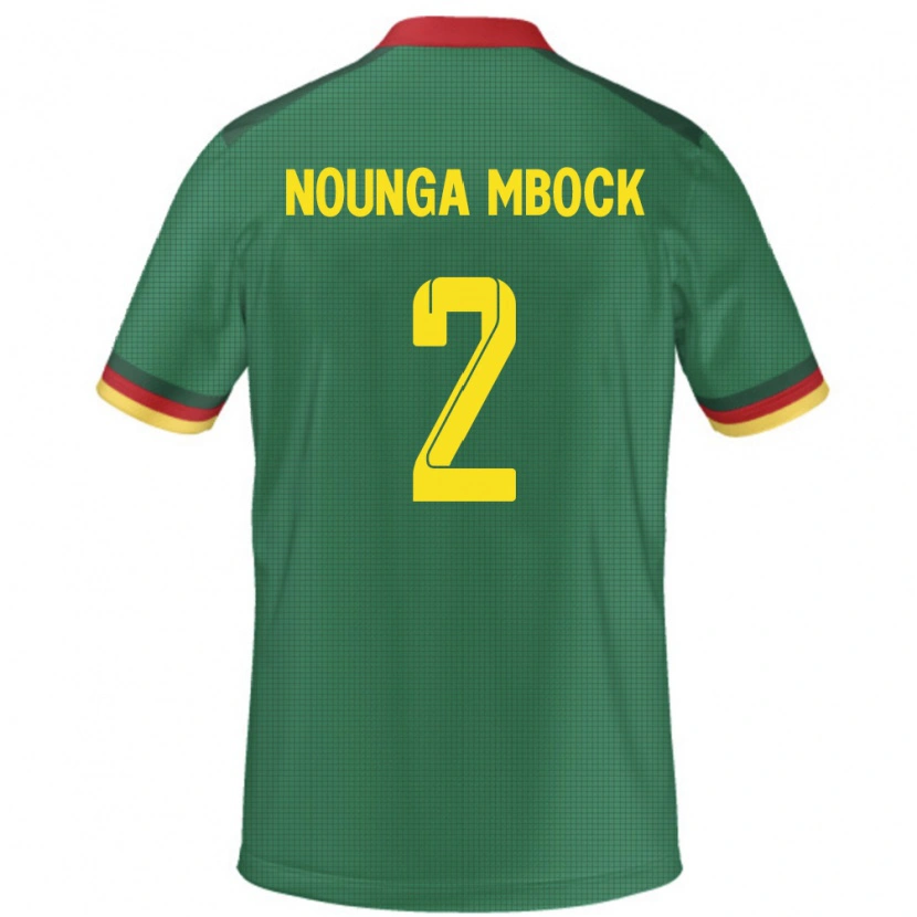Danxen Kvinnor Kamerun Eiffrel Hernandez Nounga Mbock #2 Grön Hemmatröja Matchtröjor 24-26 Tröjor T-Tröja