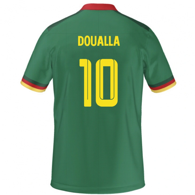 Danxen Kvinnor Kamerun Nathan Doualla #10 Grön Hemmatröja Matchtröjor 24-26 Tröjor T-Tröja
