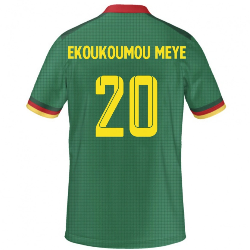 Danxen Kvinnor Kamerun Ivan Donald Ekoukoumou Meye #20 Grön Hemmatröja Matchtröjor 24-26 Tröjor T-Tröja