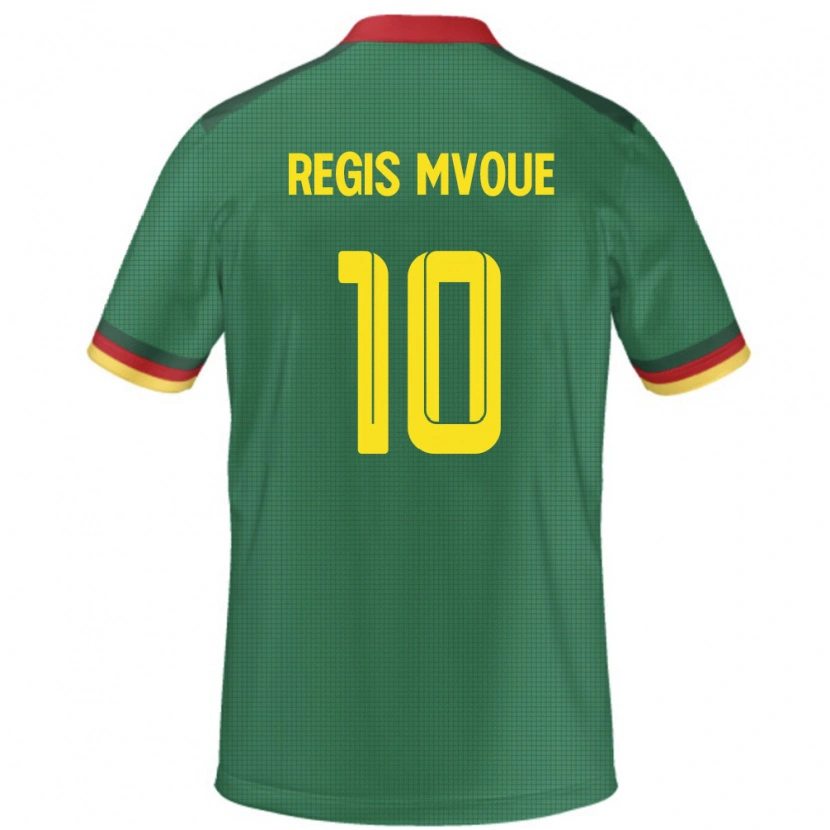 Danxen Kvinnor Kamerun Steve Regis Mvoue #10 Grön Hemmatröja Matchtröjor 24-26 Tröjor T-Tröja