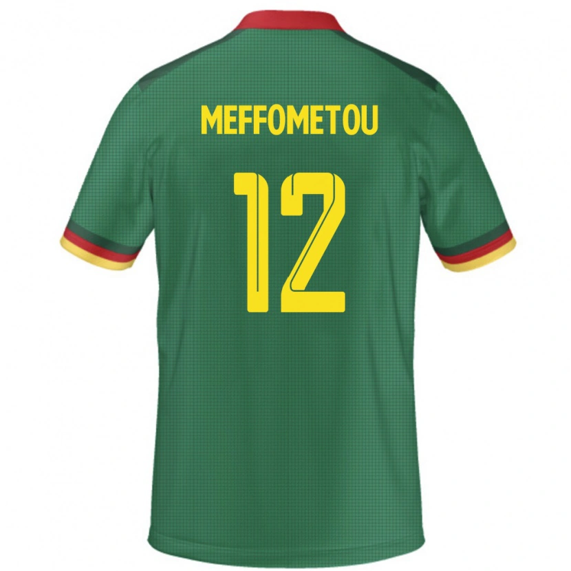 Danxen Kvinnor Kamerun Falonne Meffometou #12 Grön Hemmatröja Matchtröjor 24-26 Tröjor T-Tröja