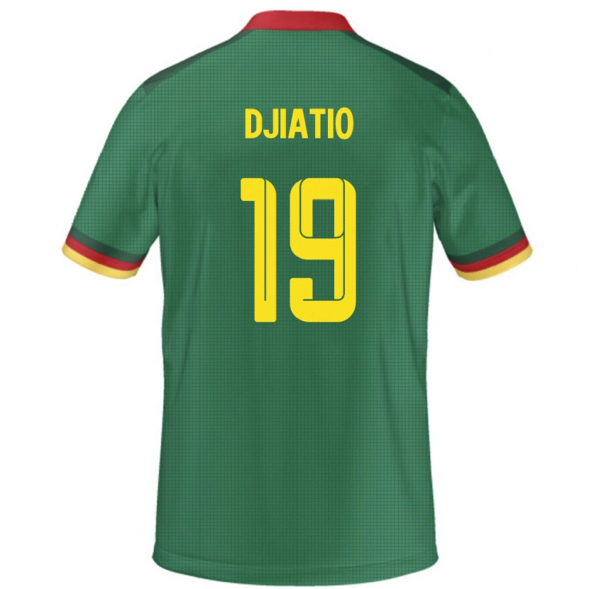 Danxen Kvinnor Kamerun Doly Djiatio #19 Grön Hemmatröja Matchtröjor 24-26 Tröjor T-Tröja