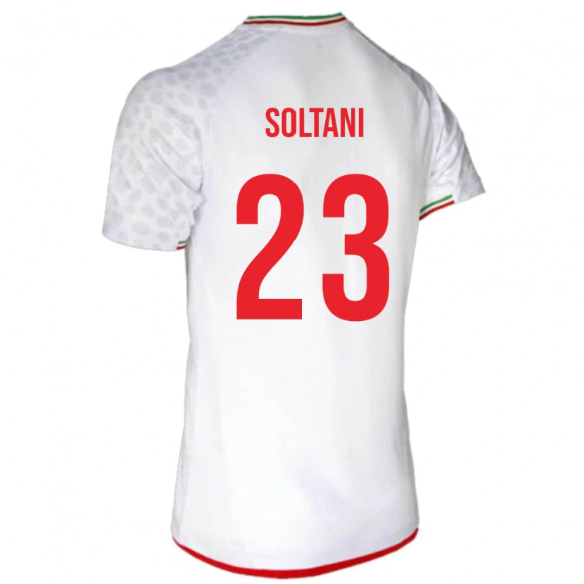 Danxen Kvinnor Iran Raouf Soltani #23 Vit Hemmatröja Matchtröjor 24-26 Tröjor T-Tröja