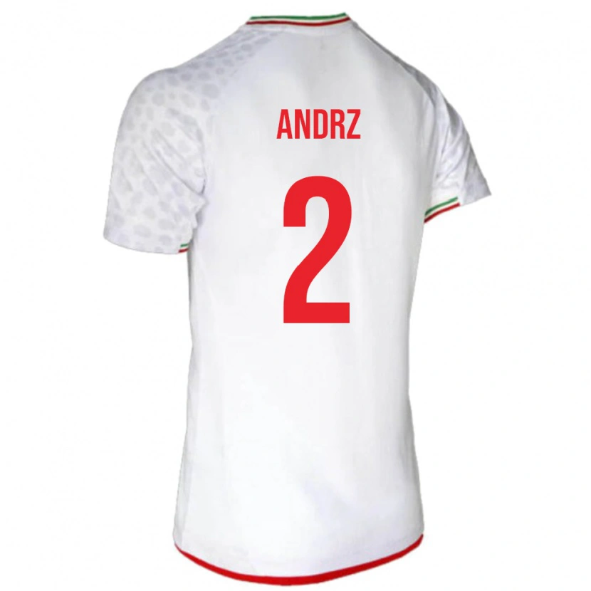 Danxen Kvinnor Iran Nima Andrz #2 Vit Hemmatröja Matchtröjor 24-26 Tröjor T-Tröja