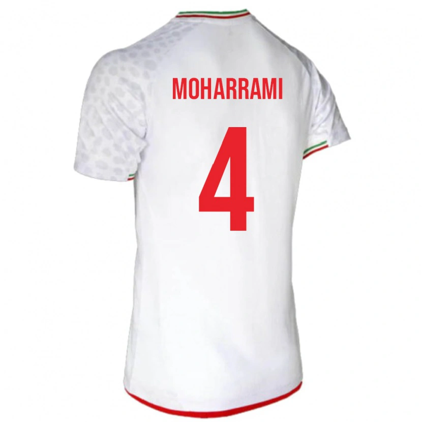 Danxen Kvinnor Iran Mohammadreza Moharrami #4 Vit Hemmatröja Matchtröjor 24-26 Tröjor T-Tröja