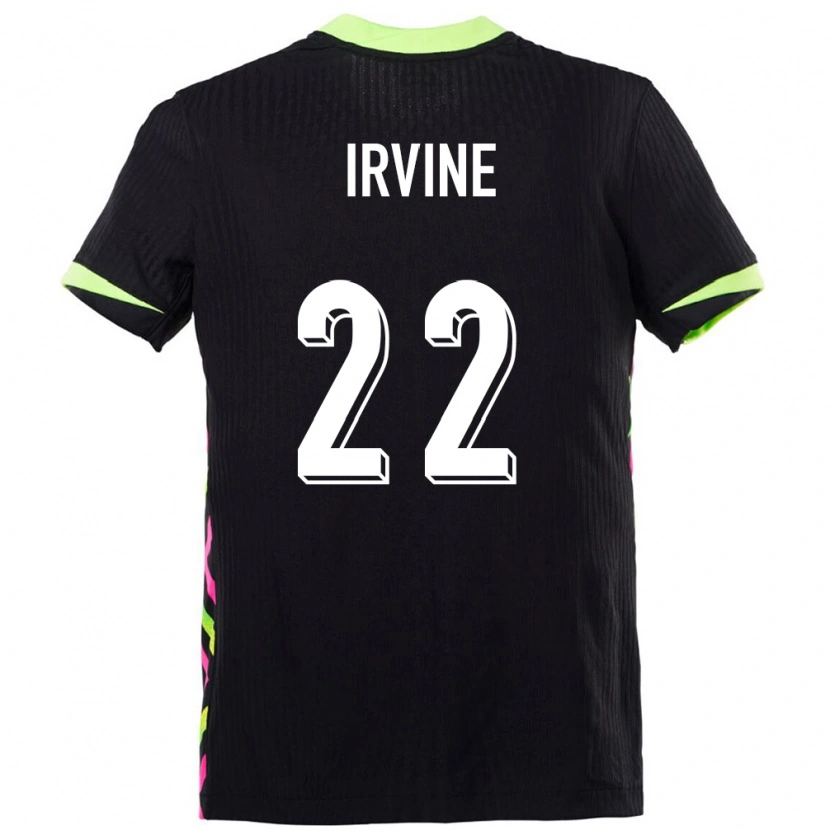 Danxen Kvinnor Australien Jackson Irvine #22 Mörkblå Bortatröja Matchtröjor 24-26 Tröjor T-Tröja