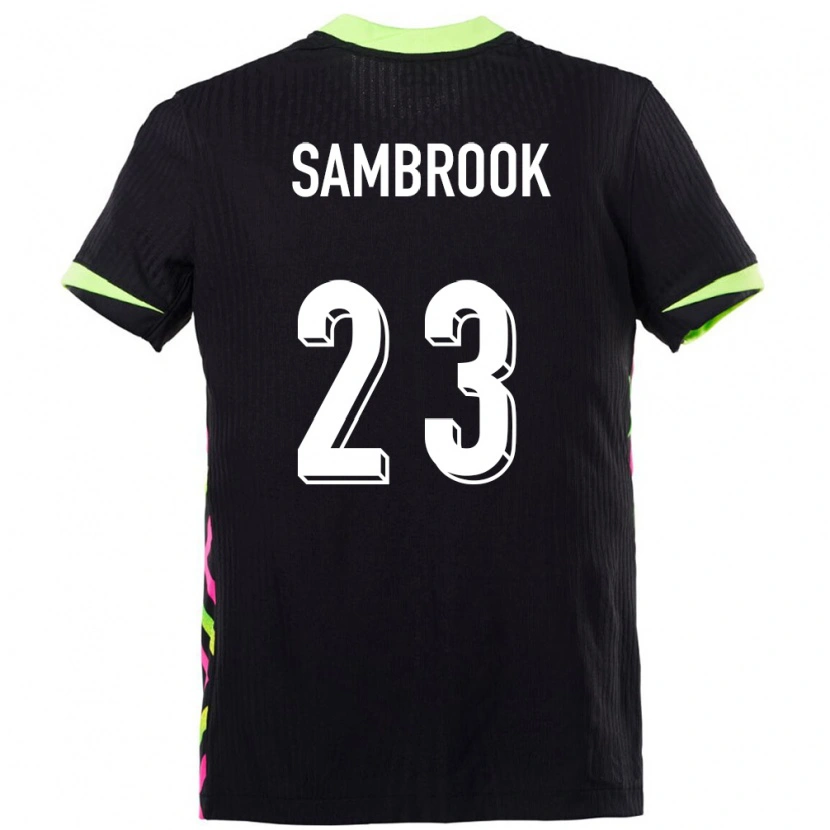 Danxen Kvinnor Australien Logan Sambrook #23 Mörkblå Bortatröja Matchtröjor 24-26 Tröjor T-Tröja