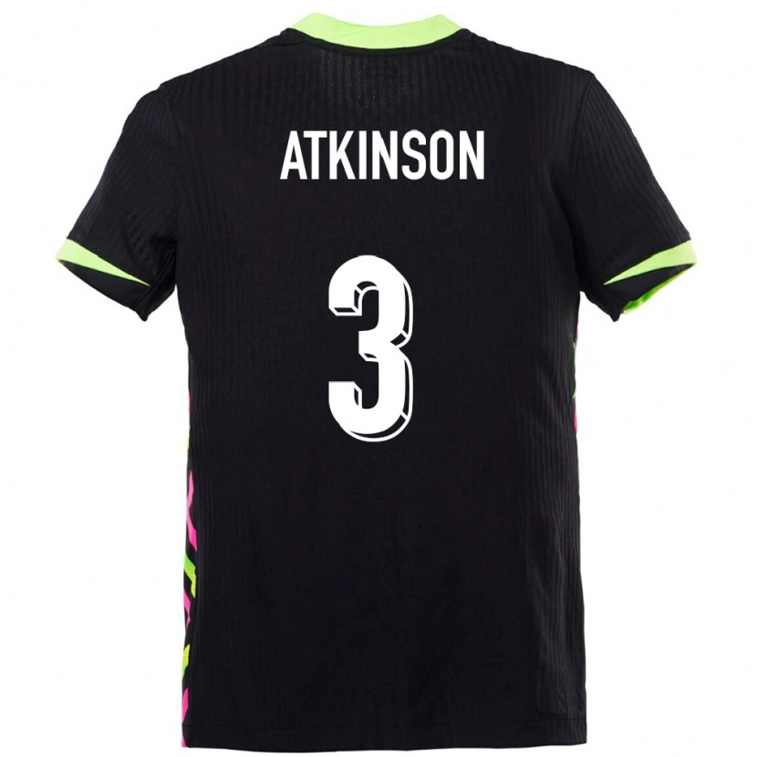 Danxen Kvinnor Australien Nathaniel Atkinson #3 Mörkblå Bortatröja Matchtröjor 24-26 Tröjor T-Tröja