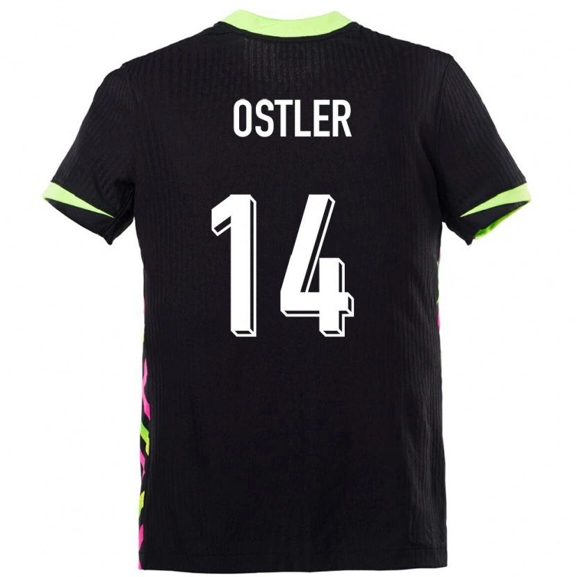 Danxen Kvinnor Australien Trent Ostler #14 Mörkblå Bortatröja Matchtröjor 24-26 Tröjor T-Tröja