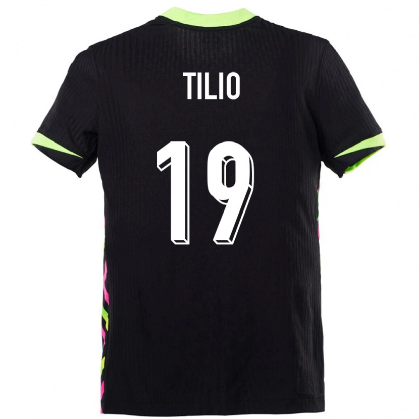 Danxen Kvinnor Australien Marco Tilio #19 Mörkblå Bortatröja Matchtröjor 24-26 Tröjor T-Tröja