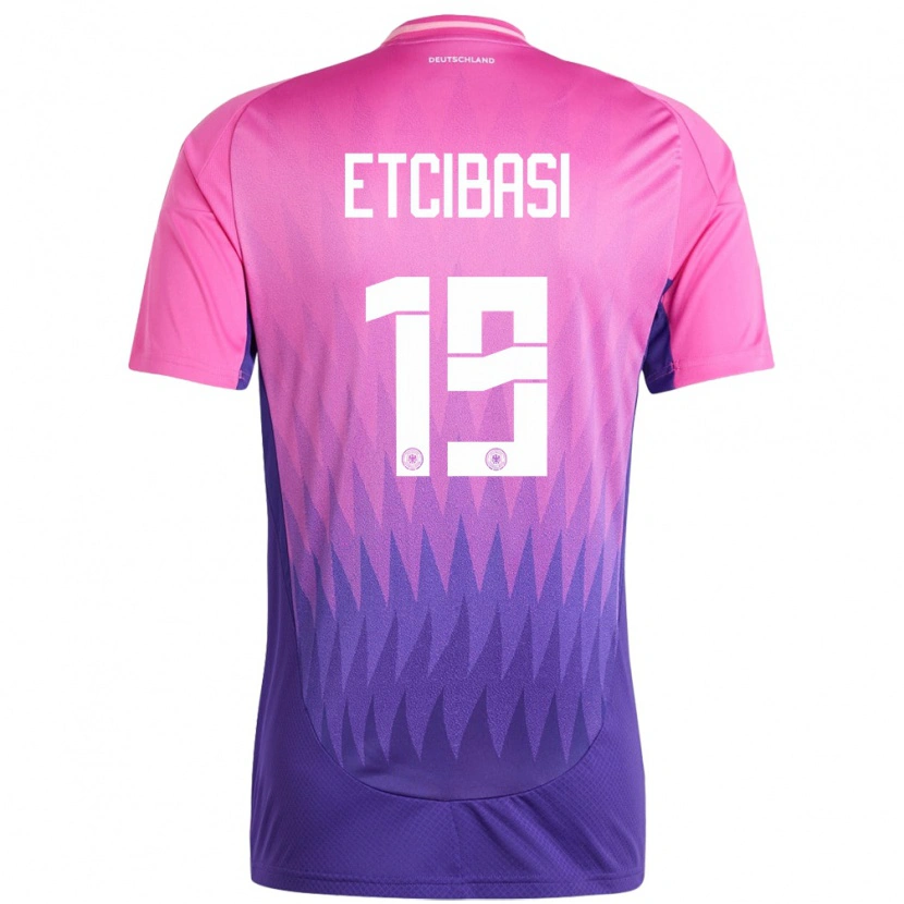 Danxen Kvinnor Tyskland Taycan Etcibasi #19 Rosa Lila Bortatröja Matchtröjor 24-26 Tröjor T-Tröja