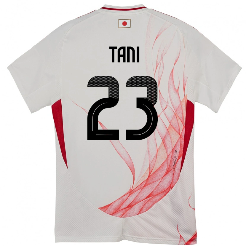 Danxen Kvinnor Japan Kosei Tani #23 Vit Bortatröja Matchtröjor 24-26 Tröjor T-Tröja