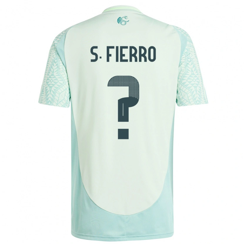 Danxen Kvinnor Mexiko Sebastián Fierro #0 Linne Grön Bortatröja Matchtröjor 24-26 Tröjor T-Tröja