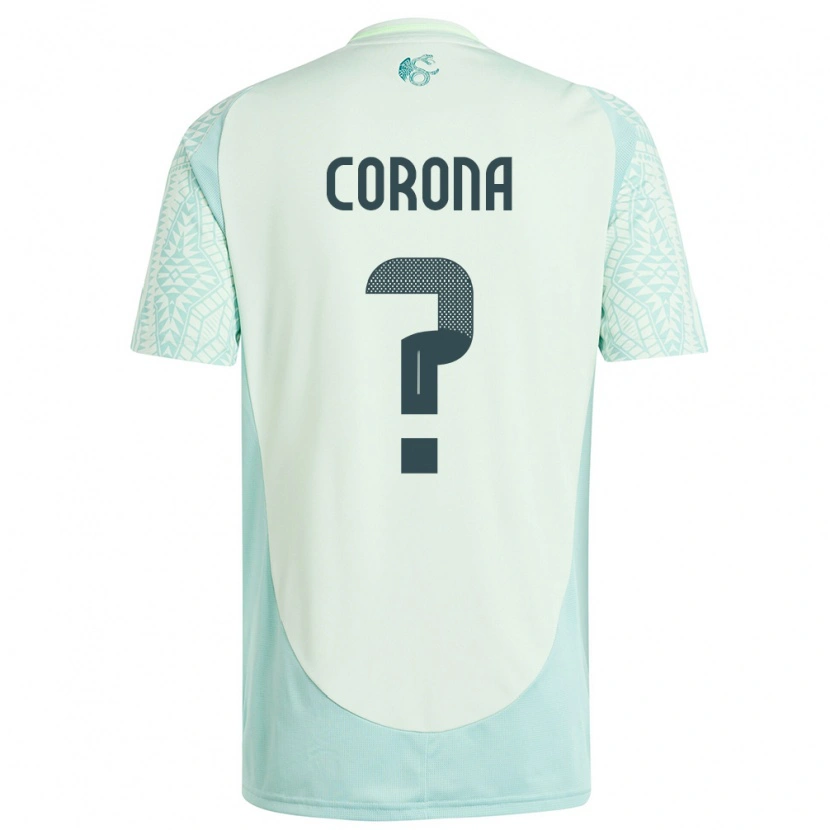 Danxen Kvinnor Mexiko José Corona #0 Linne Grön Bortatröja Matchtröjor 24-26 Tröjor T-Tröja