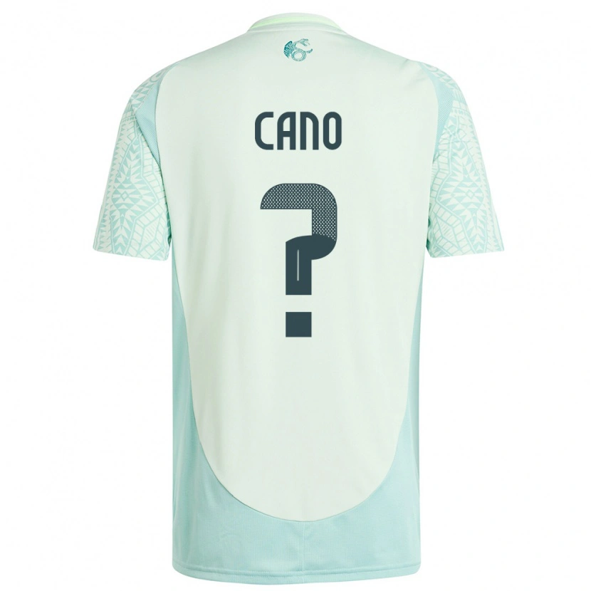 Danxen Kvinnor Mexiko Iker Cano #0 Linne Grön Bortatröja Matchtröjor 24-26 Tröjor T-Tröja