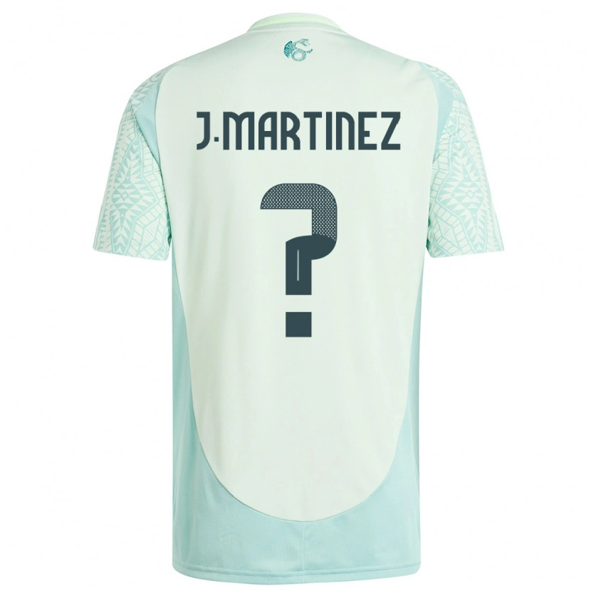 Danxen Kvinnor Mexiko Juan Martínez #0 Linne Grön Bortatröja Matchtröjor 24-26 Tröjor T-Tröja