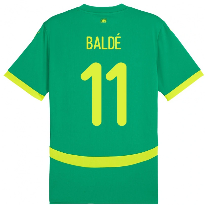Danxen Kvinnor Senegal Haby Balde #11 Grön Bortatröja Matchtröjor 24-26 Tröjor T-Tröja