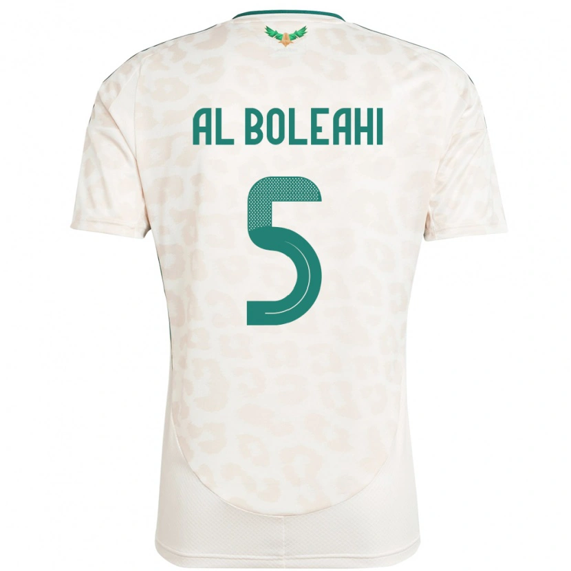 Danxen Kvinnor Saudi-Arabien Ali Al-Bulayhi #5 Vit Bortatröja Matchtröjor 24-26 Tröjor T-Tröja