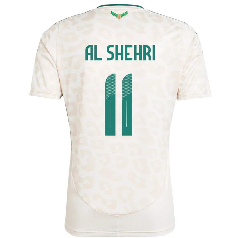 Danxen Kvinnor Saudi-Arabien Saleh Al-Shehri #11 Vit Bortatröja Matchtröjor 24-26 Tröjor T-Tröja