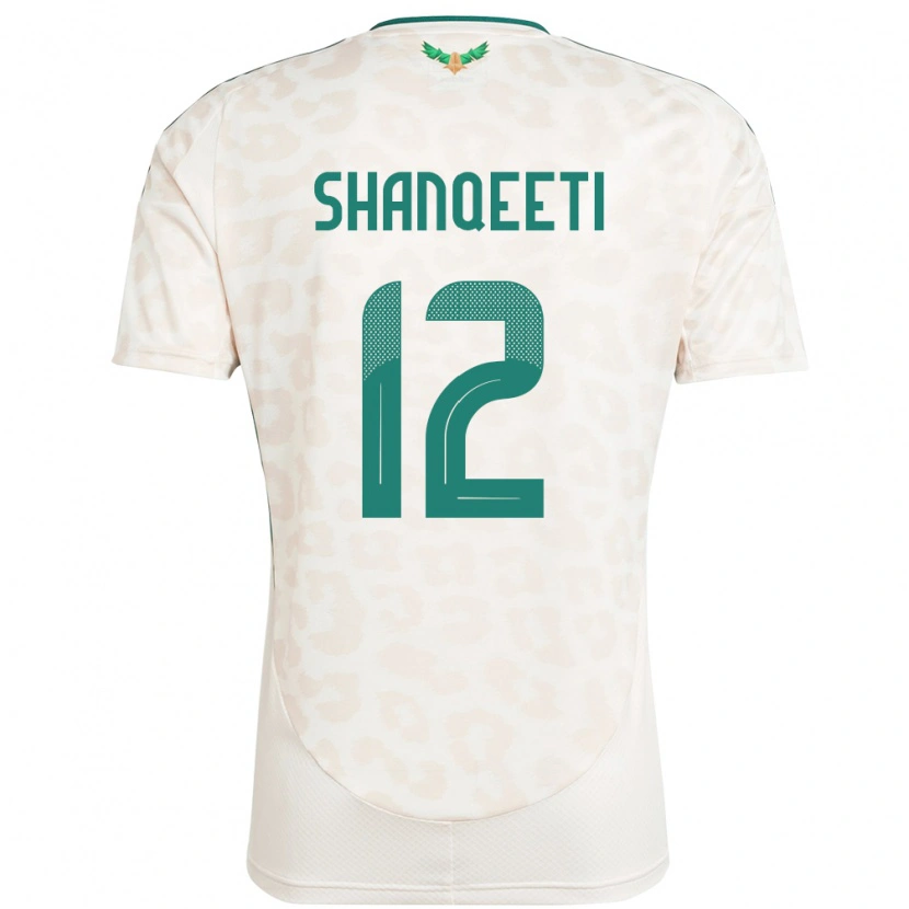 Danxen Kvinnor Saudi-Arabien Muhannad Shanqeeti #12 Vit Bortatröja Matchtröjor 24-26 Tröjor T-Tröja