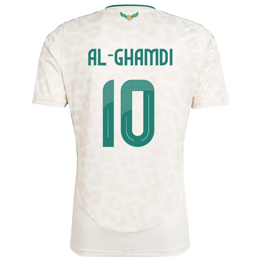 Danxen Kvinnor Saudi-Arabien Ziyad Al-Ghamdi #10 Vit Bortatröja Matchtröjor 24-26 Tröjor T-Tröja