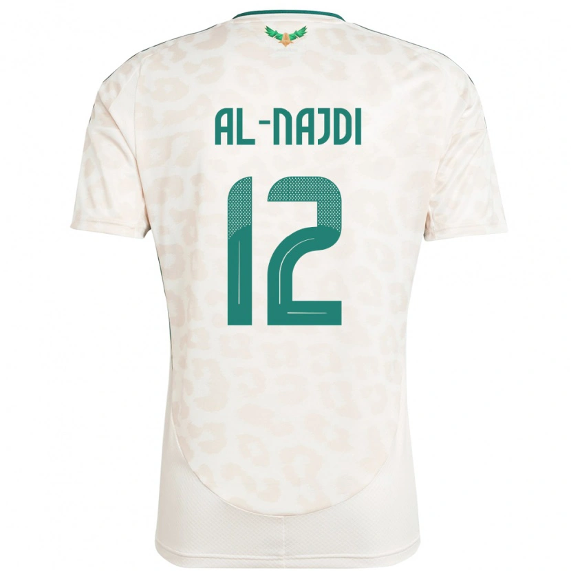 Danxen Kvinnor Saudi-Arabien Salem Al-Najdi #12 Vit Bortatröja Matchtröjor 24-26 Tröjor T-Tröja