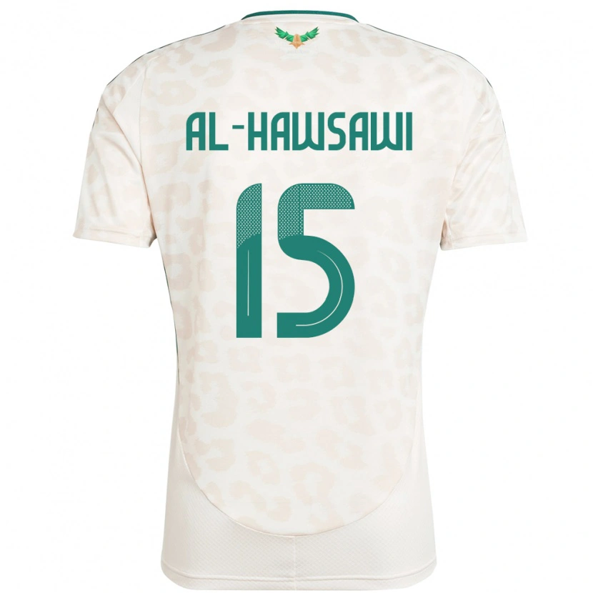 Danxen Kvinnor Saudi-Arabien Suhayb Al-Hawsawi #15 Vit Bortatröja Matchtröjor 24-26 Tröjor T-Tröja