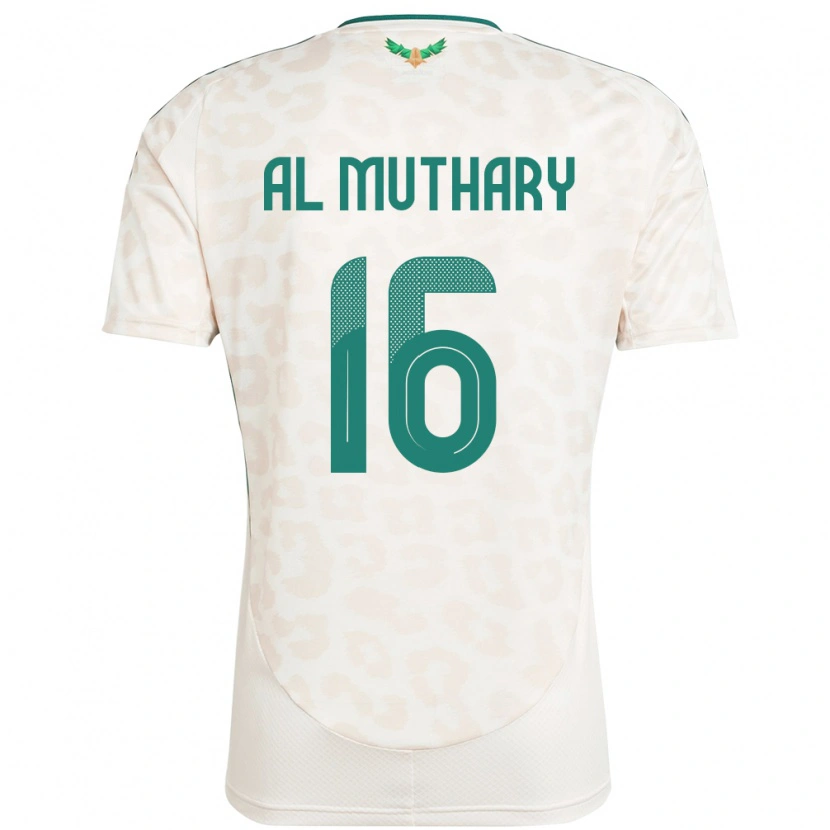Danxen Kvinnor Saudi-Arabien Saad Al-Mutairi #16 Vit Bortatröja Matchtröjor 24-26 Tröjor T-Tröja