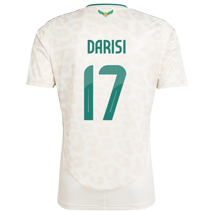 Danxen Kvinnor Saudi-Arabien Abdulkarim Darisi #17 Vit Bortatröja Matchtröjor 24-26 Tröjor T-Tröja