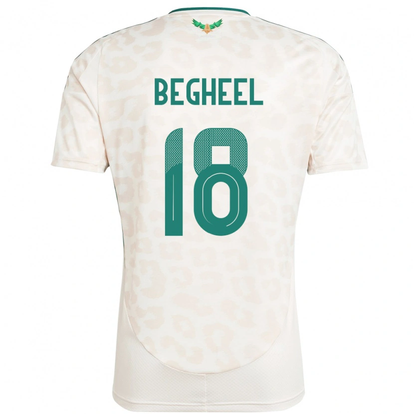 Danxen Kvinnor Saudi-Arabien Qasem Begheel #18 Vit Bortatröja Matchtröjor 24-26 Tröjor T-Tröja