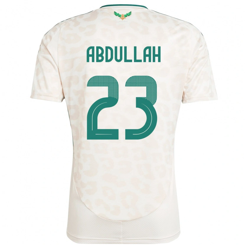 Danxen Kvinnor Saudi-Arabien Nawaf Abdullah #23 Vit Bortatröja Matchtröjor 24-26 Tröjor T-Tröja
