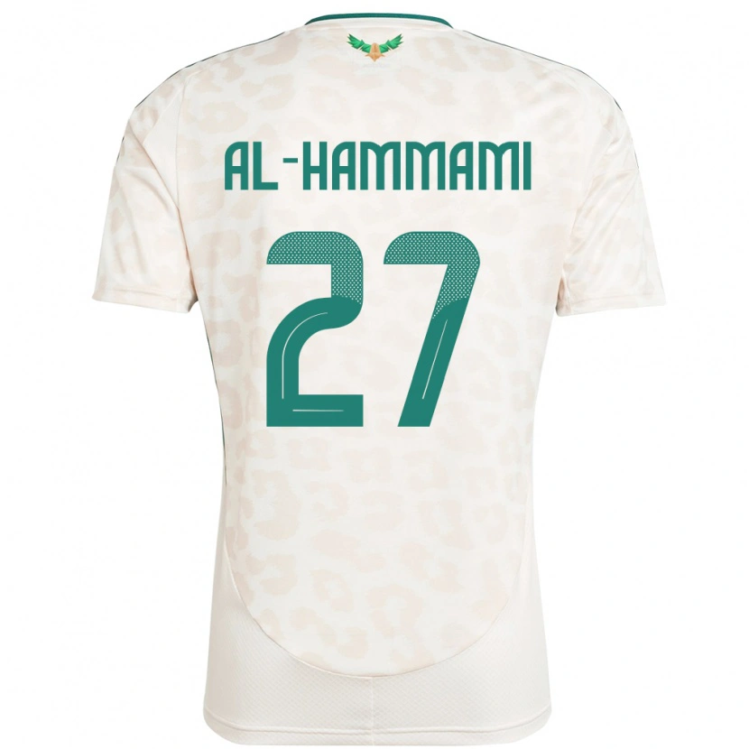 Danxen Kvinnor Saudi-Arabien Hammam Al-Hammami #27 Vit Bortatröja Matchtröjor 24-26 Tröjor T-Tröja