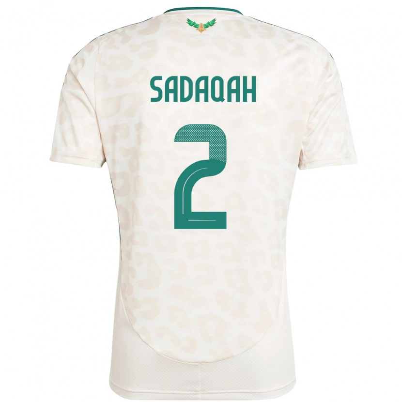 Danxen Kvinnor Saudi-Arabien Bayan Sadaqah #2 Vit Bortatröja Matchtröjor 24-26 Tröjor T-Tröja