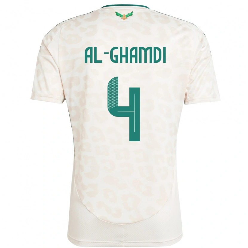 Danxen Kvinnor Saudi-Arabien Talah Al Ghamdi #4 Vit Bortatröja Matchtröjor 24-26 Tröjor T-Tröja