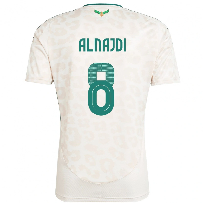 Danxen Kvinnor Saudi-Arabien Salem Alnajdi #8 Vit Bortatröja Matchtröjor 24-26 Tröjor T-Tröja