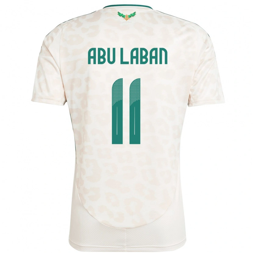 Danxen Kvinnor Saudi-Arabien Dalia Abu Laban #11 Vit Bortatröja Matchtröjor 24-26 Tröjor T-Tröja