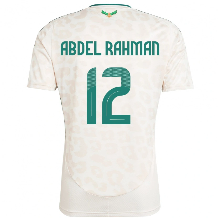 Danxen Kvinnor Saudi-Arabien Mona Abdel Rahman #12 Vit Bortatröja Matchtröjor 24-26 Tröjor T-Tröja
