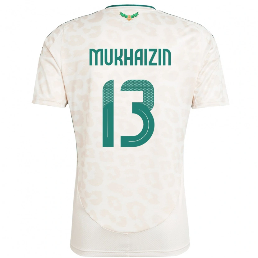 Danxen Kvinnor Saudi-Arabien Raghad Mukhaizin #13 Vit Bortatröja Matchtröjor 24-26 Tröjor T-Tröja