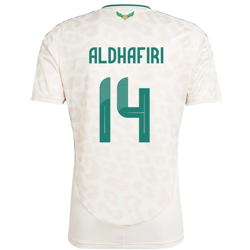 Danxen Kvinnor Saudi-Arabien Jathob Aldhafiri #14 Vit Bortatröja Matchtröjor 24-26 Tröjor T-Tröja