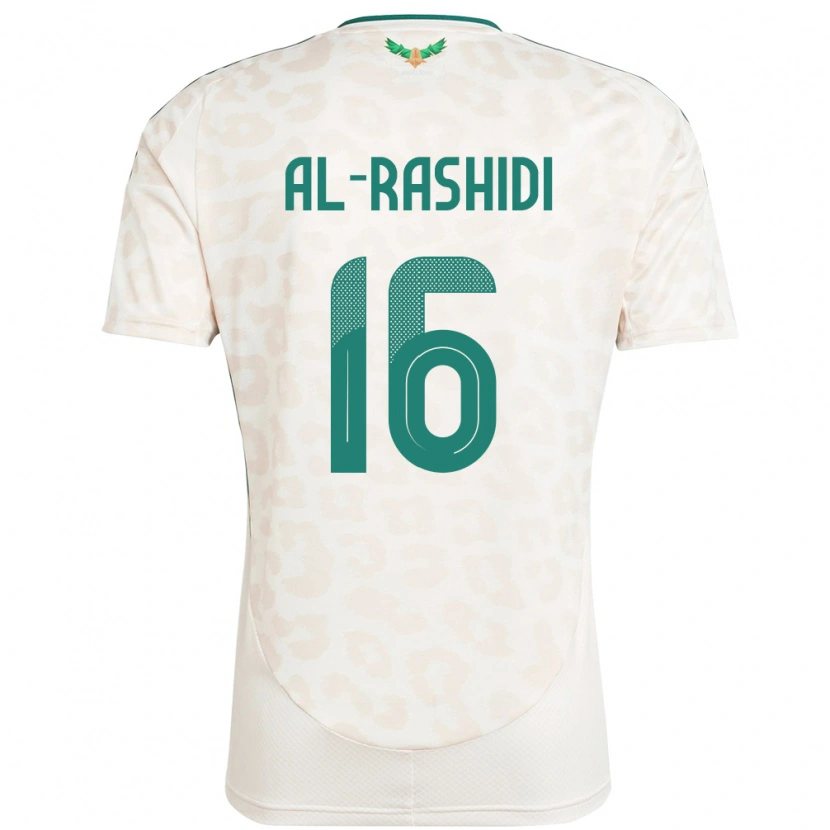 Danxen Kvinnor Saudi-Arabien Mohammed Al Rashidi #16 Vit Bortatröja Matchtröjor 24-26 Tröjor T-Tröja