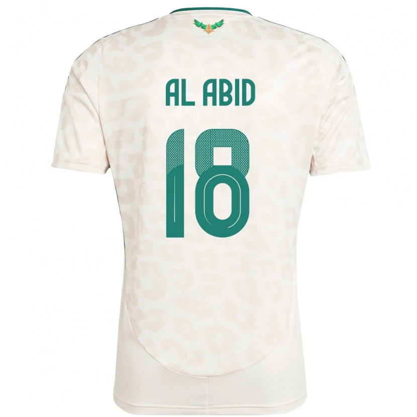 Danxen Kvinnor Saudi-Arabien Nawaf Al Abid #18 Vit Bortatröja Matchtröjor 24-26 Tröjor T-Tröja