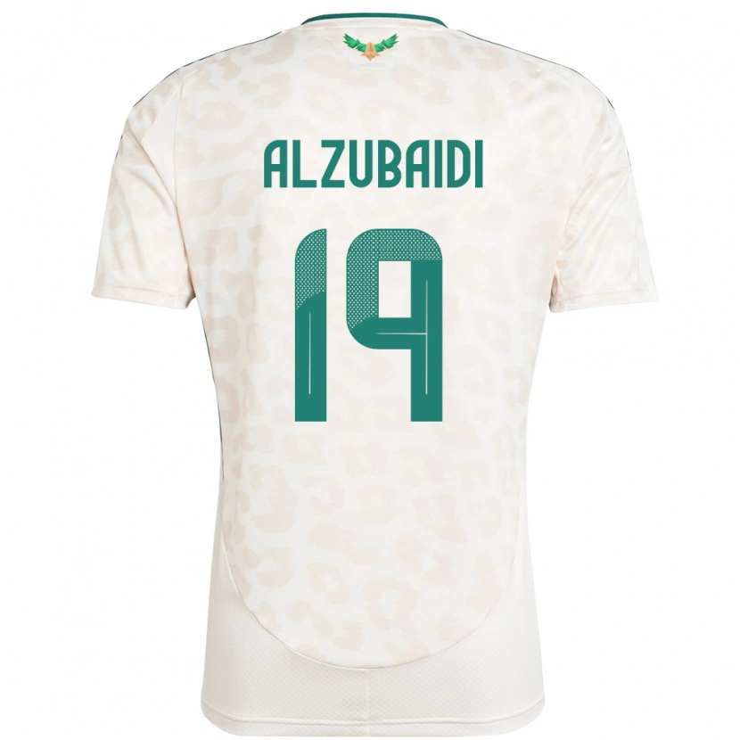 Danxen Kvinnor Saudi-Arabien Yaseen Alzubaidi #19 Vit Bortatröja Matchtröjor 24-26 Tröjor T-Tröja