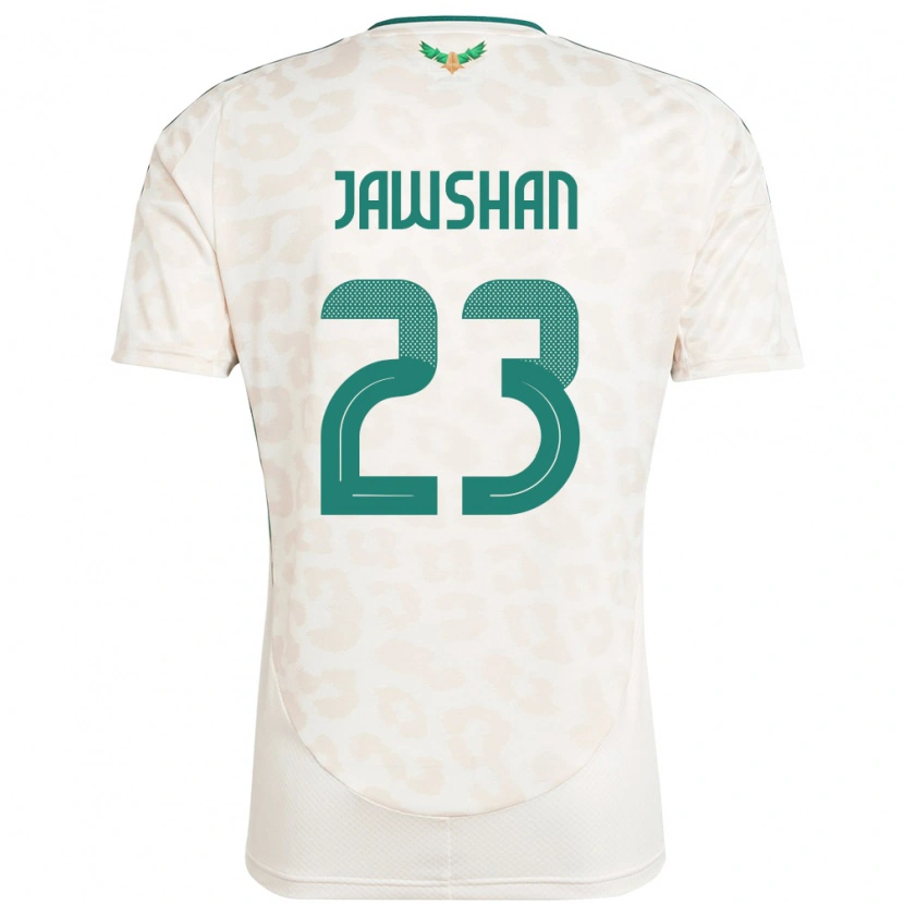 Danxen Kvinnor Saudi-Arabien Yazeed Jawshan #23 Vit Bortatröja Matchtröjor 24-26 Tröjor T-Tröja