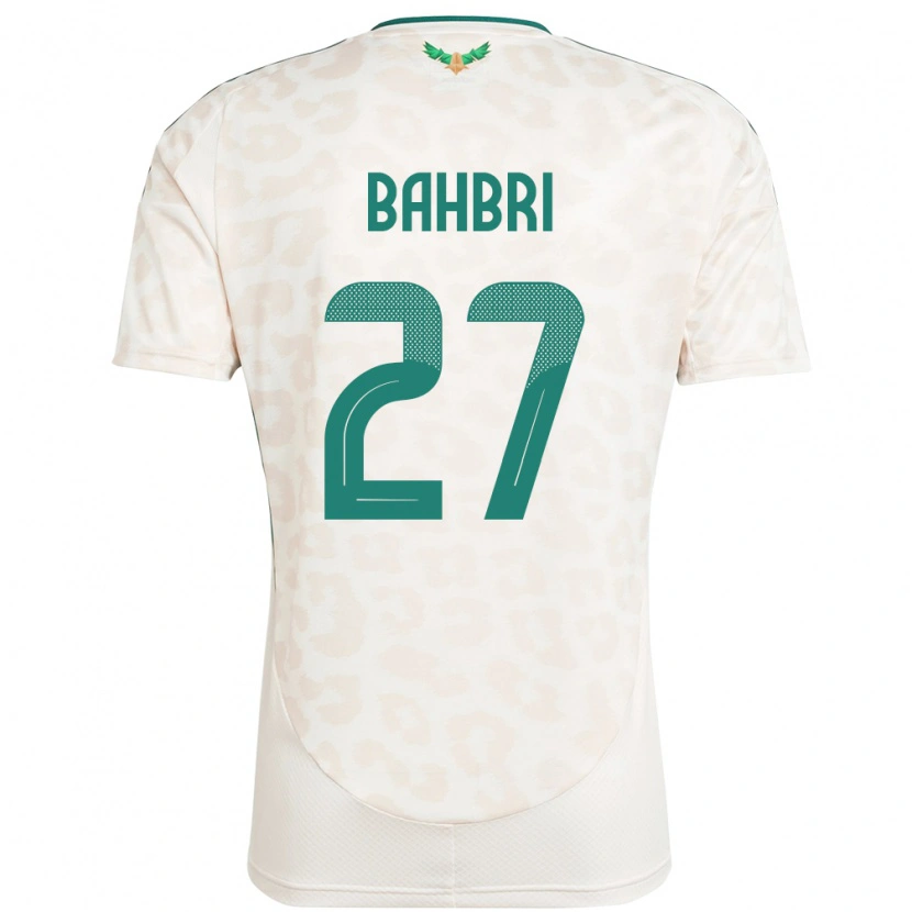 Danxen Kvinnor Saudi-Arabien Hatan Bahbri #27 Vit Bortatröja Matchtröjor 24-26 Tröjor T-Tröja